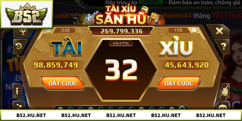 Tài xỉu B52 minh bạch, dễ chơi, nhịp cược nhanh, ổn định